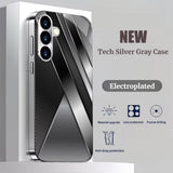 Tech Silver Gray Shockproof Case for Samsung