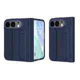 Wrist Strap Kickstand Shockproof Case with Screen Protector for iPhone Duo