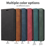 Wrist Strap Leather Flip Wallet Case for iPhone