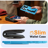 Full Body with Card Holder Kickstand Wallet Phone Case for Samsung