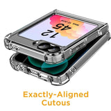 Clear Acrylic Hard Phone Case for Samsung Z Flip
