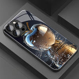 Creativity Fantasy Apple Pattern Tempered Glass Phone Case For iPhone