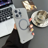 Ultra Thin Hard PC Magnetic Frameless Phone Case For Samsung