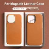 Luxury Leather Magnetic Soft Phone Case for iPhone