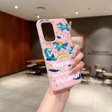 Painted Art Style Rainbow Pony Phone Case Suitable for Samsung