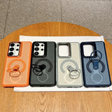 Hidden Kickstand Cooling Magnetic Shockproof Case for Samsung