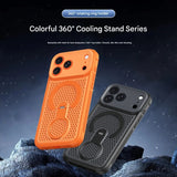 Cooling Ring Kickstand Magnetic Case for iPhone