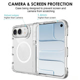 Clear Magnetic Shockproof Invisible Kickstand Case for iPhone Duo