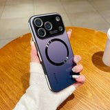 Gradient Magnetic Charging Shockproof Case for iPhone