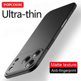 Ultra Thin Frosted Hard Cases For iPhone