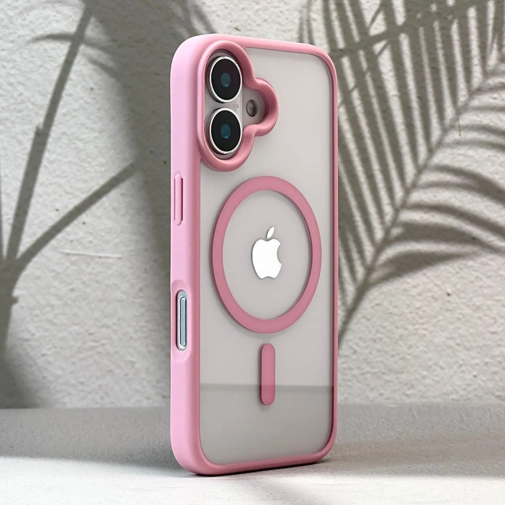 New Matte Clear Magnetic Phone Case for iPhone