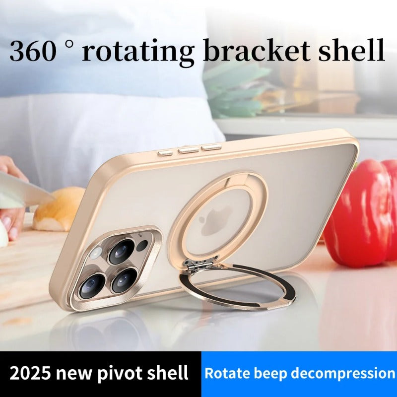 360° Rotating Magnetic Stand Phone Case For iPhone