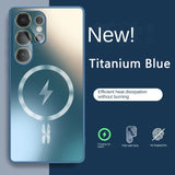 Ultra-thin Matte Magnetic Shockproof Phone Case for Samsung