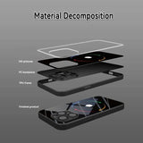 Color Halo Apple Pattern Shockproof Case for iPhone