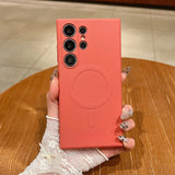 Liquid Silicone TPU Magnetic Shockproof Soft Case for Samsung