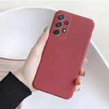 Ultra-Thin Slim Matte Sandstone Case For Samsung