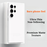 Premium Matte Ultra-Thin Non-Yellowing Phone Case for Samsung