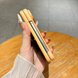 Litchi Grain Kickstand Full Coverage Shockproof Case for iPhone Duo