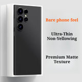 Premium Matte Ultra-Thin Non-Yellowing Phone Case for Samsung