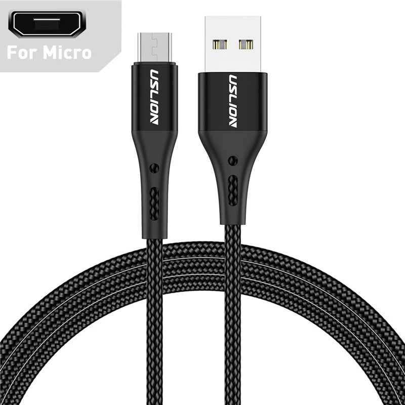 3A Fast Charging Cable Wire For Type-C & Micro