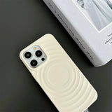 3D Wave Magnetic Wrist Strap Case For iPhone