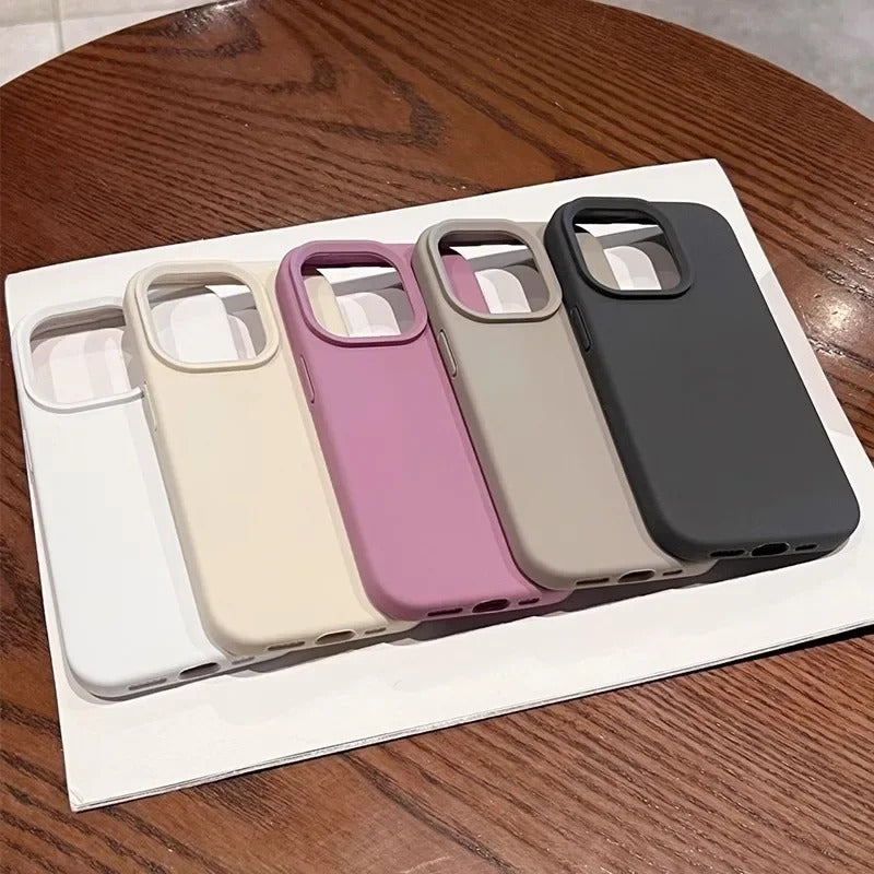 Genuine liquid silicone rugged phone case for iPhone