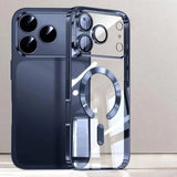 Clear Plating Soft TPU Drop Magnetic Phone Case for iPhone