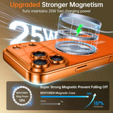 Clear Plating Soft TPU Drop Magnetic Phone Case for iPhone