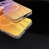 Aurora Color Contrast Magnetic Case for iPhone