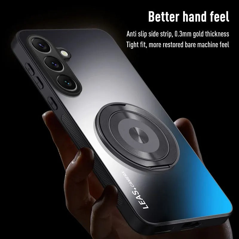 Magnetic Ring Stand Back Magsafe Ring Lens Case For Samsung