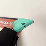 Card Bag Slot Holder Wallet Silicone Phone Case for Samsung
