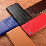 Business Genuine Leather Flip Card Slot Case for iPhone
