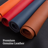 Full-Cover Magnetic Genuine Leather Case for iPhone