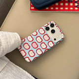 Red Apple Stand Magnetic Case for iPhone