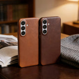 Luxury Vintage Genuine Leather Case For Samsung
