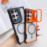 Cute 3D Panda  MagSafe Shockproof with Lens Stand For Samsung