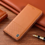 Business Genuine Leather Flip Card Slot Case for iPhone