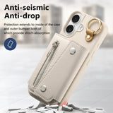 Stylish Hook Design Card Wallet Case for iPhone