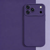 Square Liquid Silicone Silky Feel Soft Phone Case for iPhone