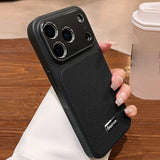Frosted Fabric Magnetic Full Bumper Phone Case For iPhone