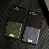 Vintage Leather Shockproof Case for Samsung