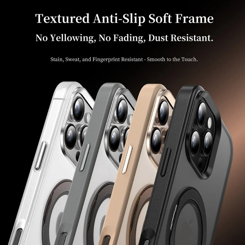 360° Rotating Magnetic Stand Phone Case For iPhone