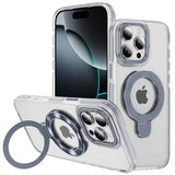 Luxury Clear Strong Magnetic Stand Phone Case For iPhone