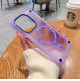 Translucent Hybrid Armor Shockproof Case For iPhone