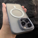 Magnetic Transparent Wireless Charge Case For iPhone