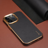 Luxury Real Leather Business Case for iPhone