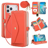 Fashion Flip Leather Wallet Card Case for iPhone