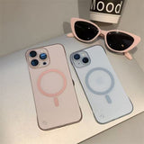 Magnetic Matte Frameless Case for iPhone