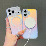 Gradient Colors Sun Set Sky Magnetic Matte Phone Case for Iphone