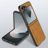 Matte Anti-Slip Full Shockproof Leather Case for Samsung Z Flip